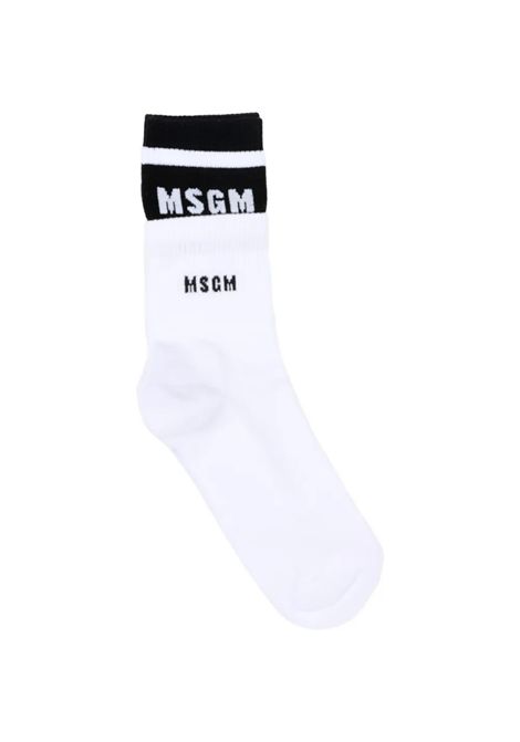 Calzini con logo MSGM KIDS | S6MSJUSO231001/01